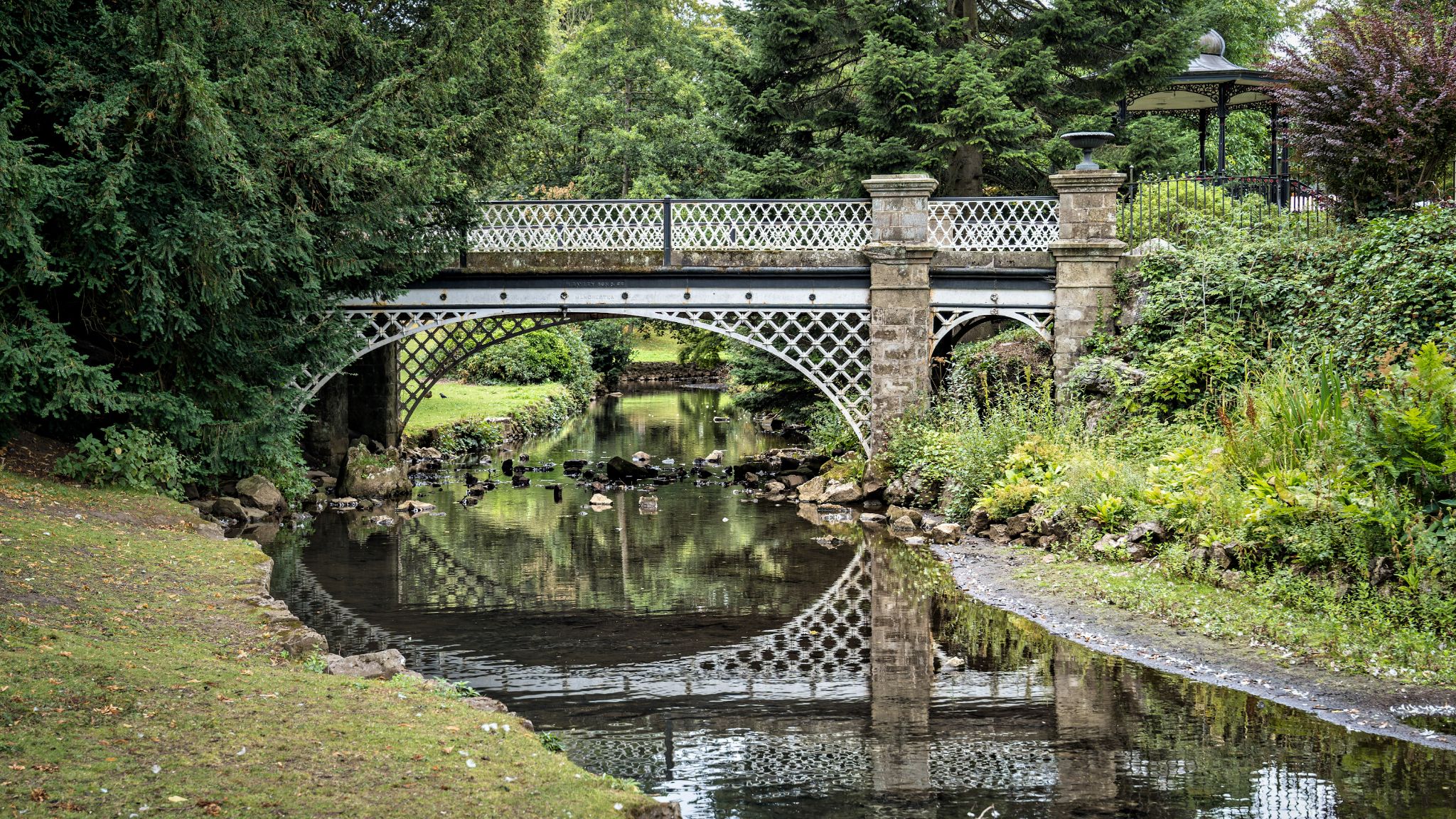 In den Pavilion Gardens von Buxton